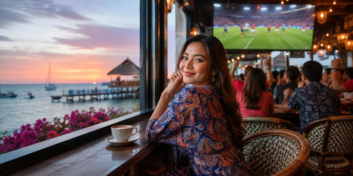 Paparan pertaruhan sukan dan hiburan kasino p0500 dengan motif batik Terengganu